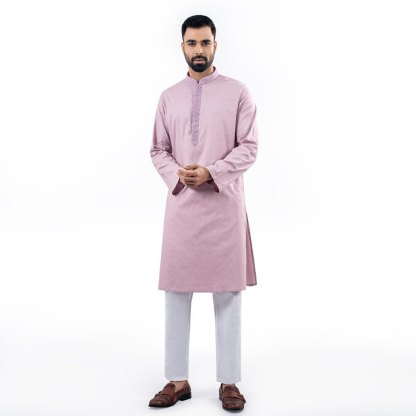 Lubnan Men’s Regular Fit Lite Pink Color Panjabi