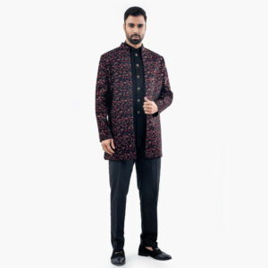 Luxury Hand Embroidered Indo Western Wedding Attire