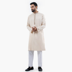 Lubnan Men’s Regular Fit Brown Color Panjabi