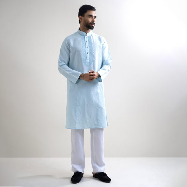 LUBNAN Men’s Lite Paste Color Regular Fit Premium Panjabi