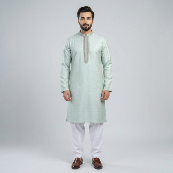 LUBNAN Men’s Pest Color Regular Fit Premium Panjabi